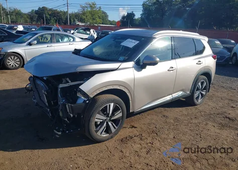 2022 Nissan Rogue Sl Intelligent Awd z USA, uszkodzony, nr VIN JN8BT3CB3NW332568